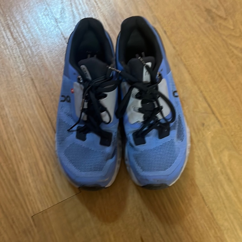 Blue women’s on sneakers